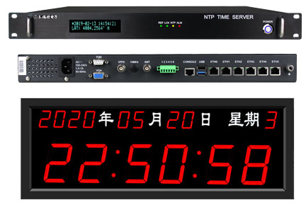 NTP網絡時間服務器+數字時鐘成套設備